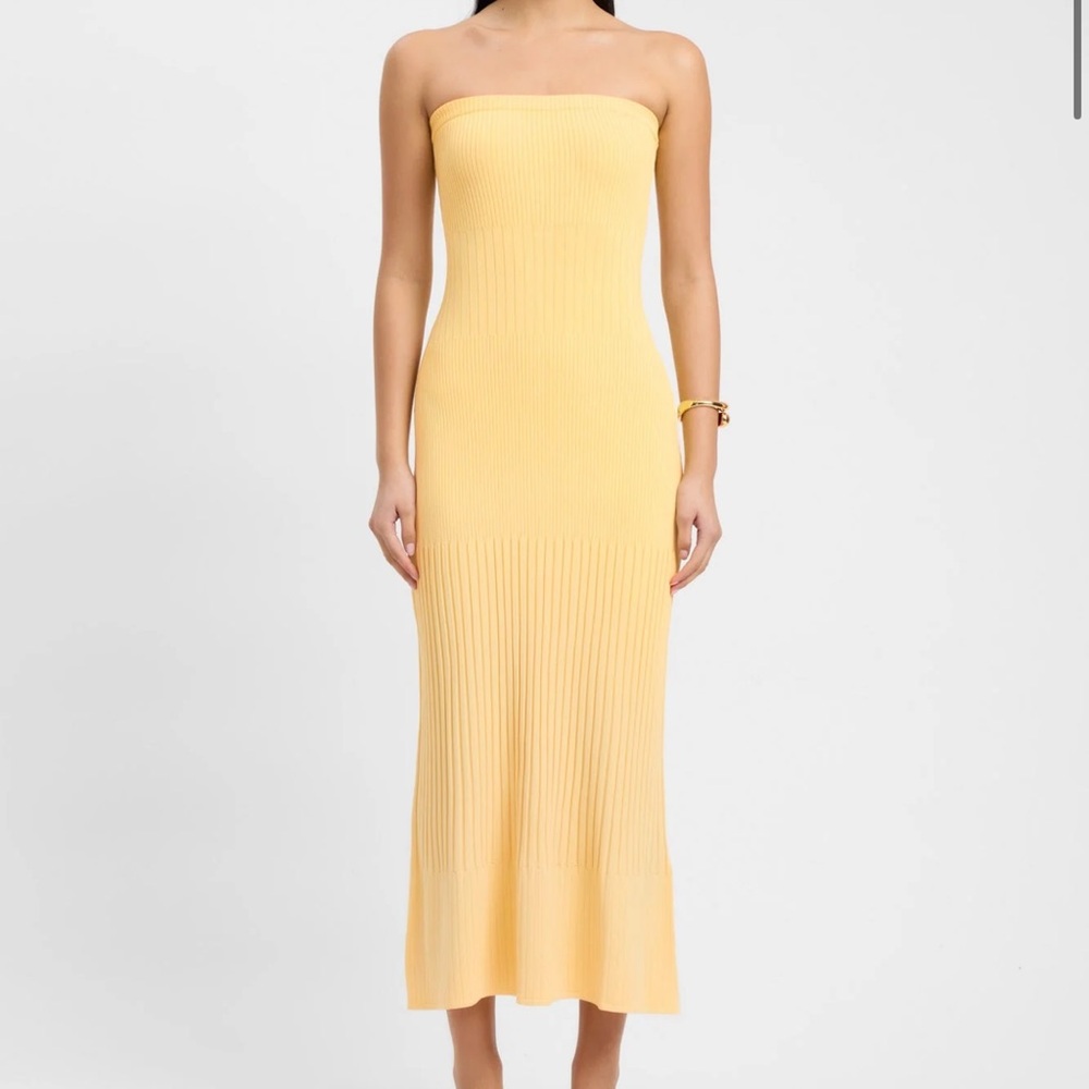 Kookai Serah Strapless maxi/midi dress